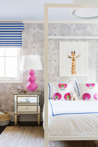giraffe girls bedroom // Nicole Hollis // Lonny