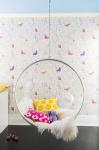 butterfly girls bedroom // Nicole Hollis // Lonny #butterfly