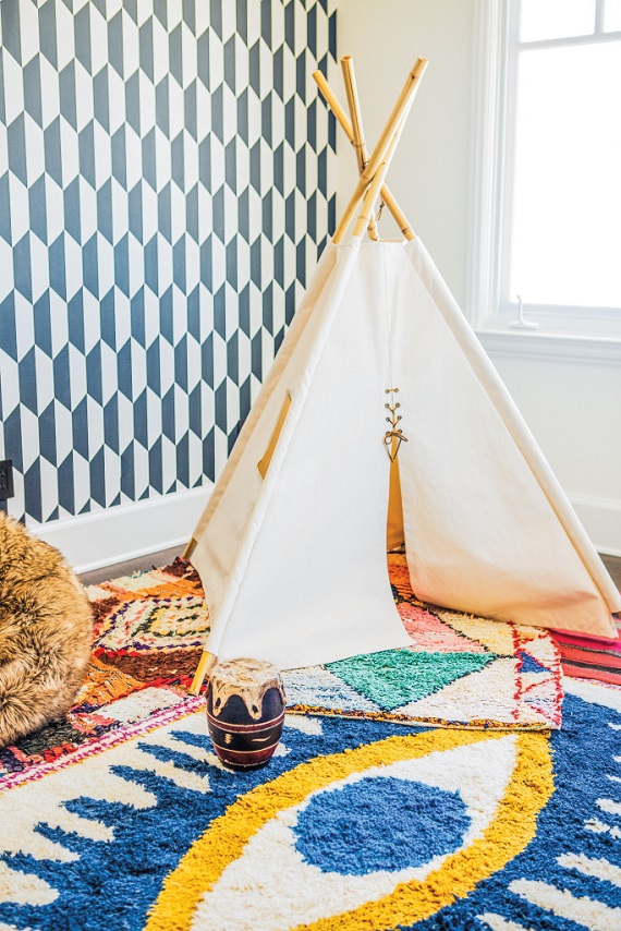 Tee Pee // Playroom // Megan Tagliaferri