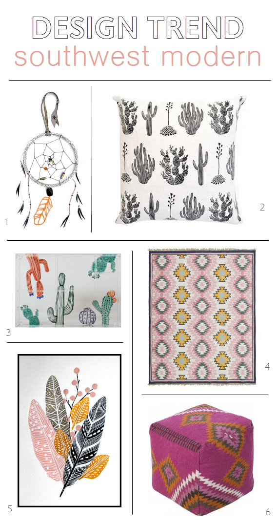 southwest desert chic // decor trends