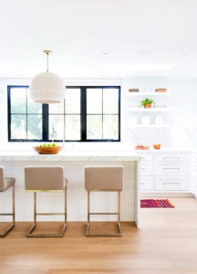 white contemporary kitchen // maggie pierson