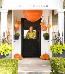fall front door ideas // via www.simplifiedbee.com