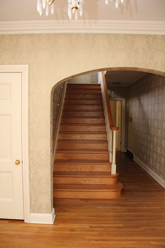 Foyer Before // ORC // www.simplifiedbee.com