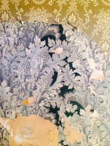 wallpaper removal // one room challenge // www.simplifiedbee.com