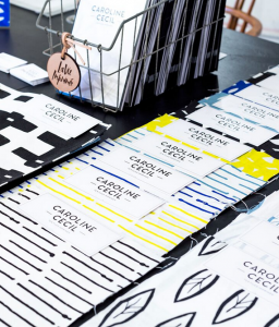 Caroline Cecil Textiles // via Simplified Bee