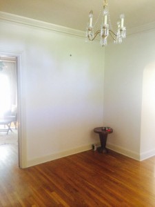 wallpaper removal // one room challenge // www.simplifiedbee.com