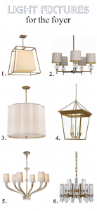 light fixtures for the foyer // one room challenge // @simplifiedbee