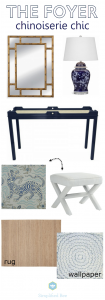 foyer selections // one room challenge // www.simplifiedbee.com