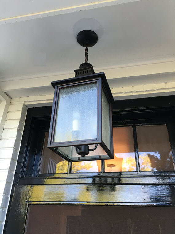 outdoor hanging lantern // one room challenge // @simplifiedbee