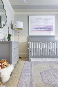 baby girl's lavender nursery // hi sugarplum! // via @simplifiedbee