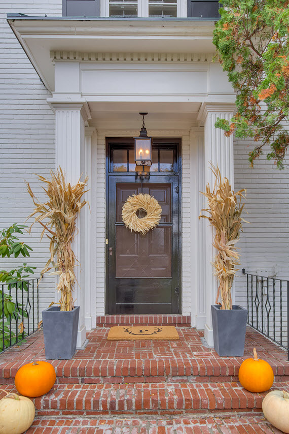 fall front door // one room challenge // @simplifiedbee