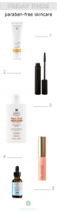 paraben-free skincare faves // friday finds // via @simplifiedbee
