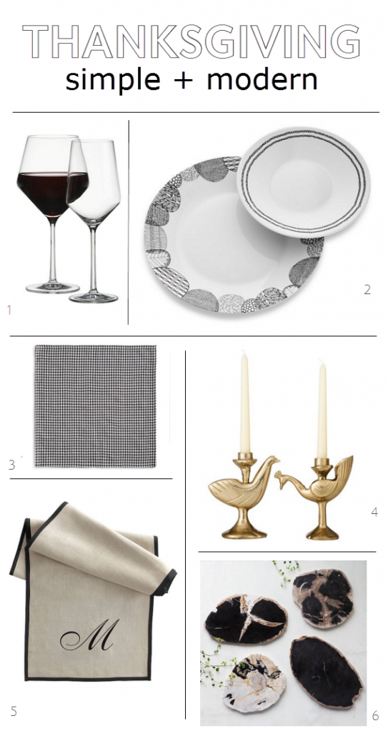 simple + modern tabletop // thanksgiving ideas // @simplifiedbee