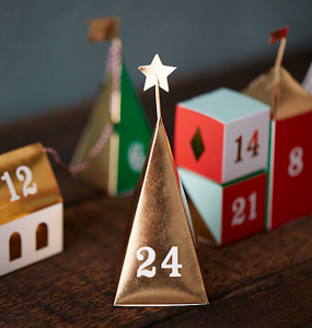paper village // advent calendar // via @simplifiedbee