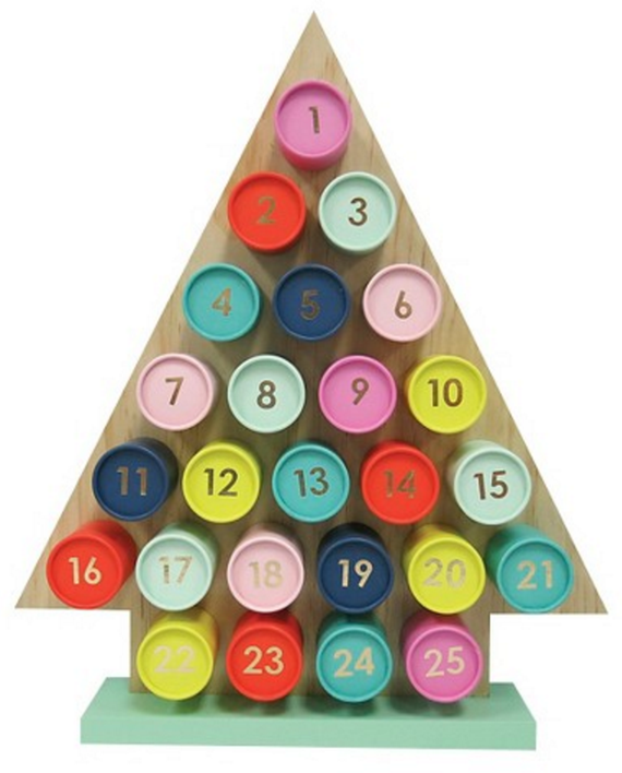 colorful advent calendar // via @simplifiedbee