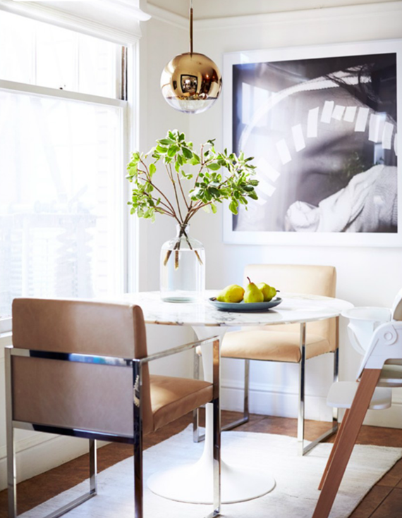 small dining space // san francisco apartment // rue magazine