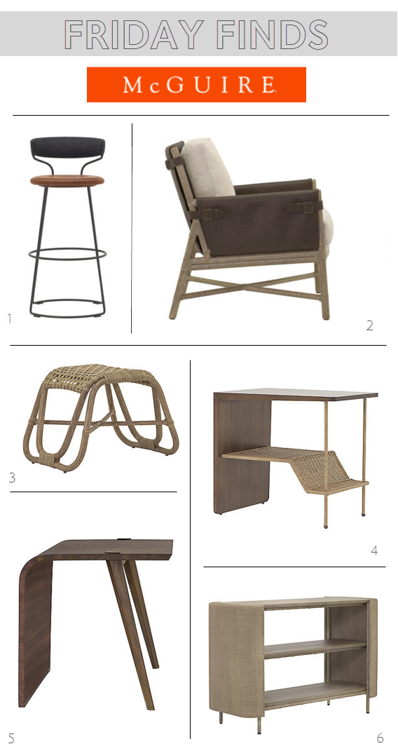 McGuire Furniture // Latest Collection 2016