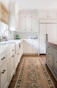 tribal rug in kitchen // Jamie Keskin Design