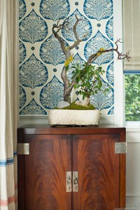 Lotus Wallpaper in Cobalt // Galbraith & Paul #blue