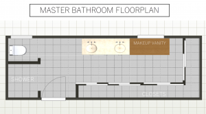 master bath floorplan // @simplifiedbee