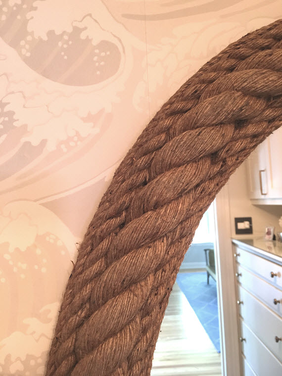 rope mirror detail // walk-in closet // @simplifiedbee