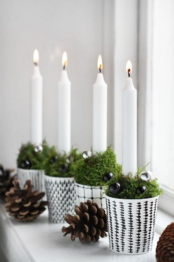candles // scandinavian christmas decor