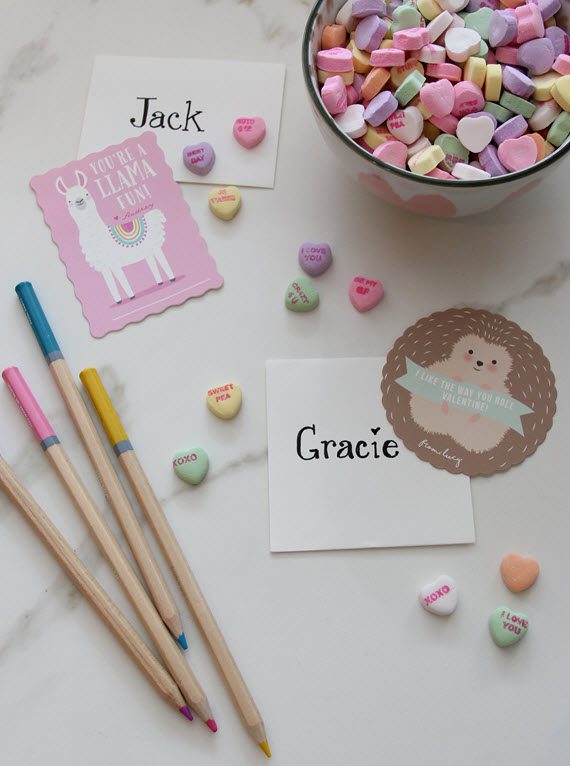 cute kids' Valentine's Day cards // @simplifiedbee