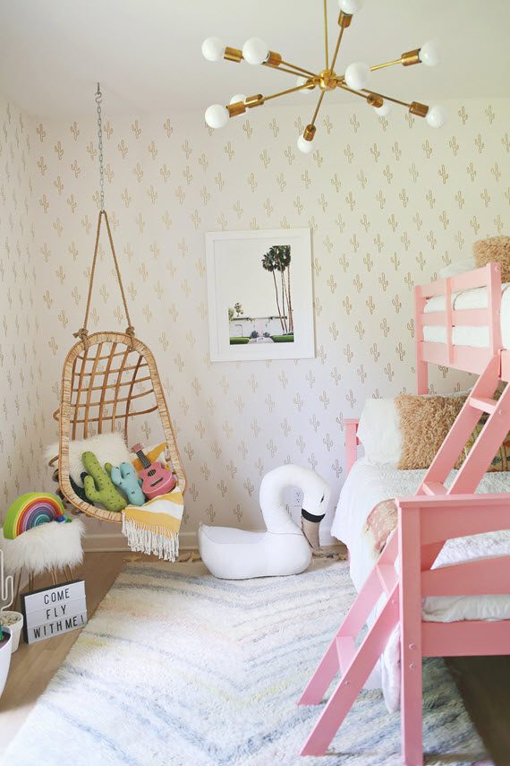 southwest chic // girl's bedroom // kids room ideas