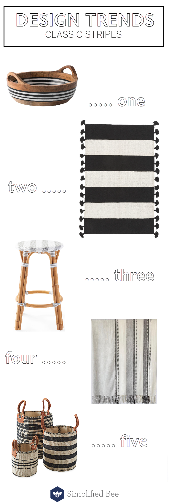 design trends // classic stripe patterns #stripes