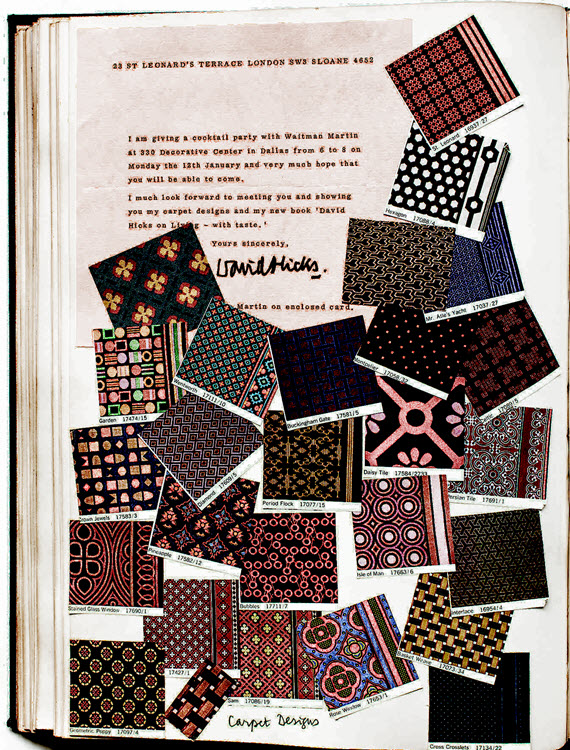 David Hicks Scrapbook page // book review @simplifiedbee