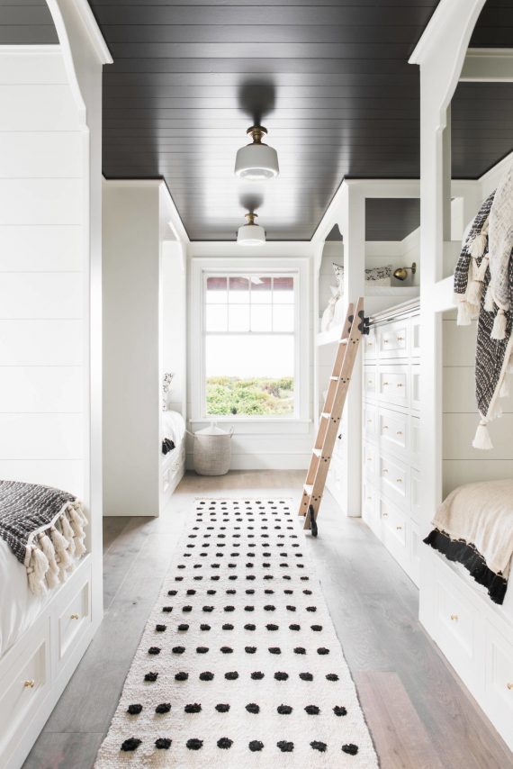 beach house kids bunk bedroom // cortney bishop design