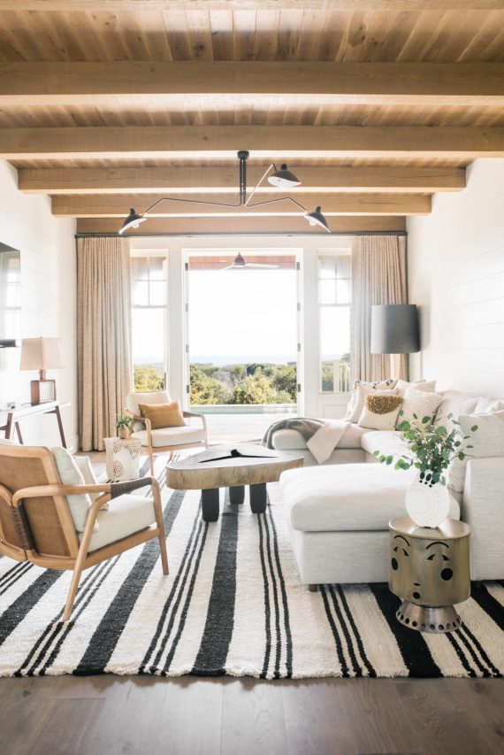 beach house living room // cortney bishop design